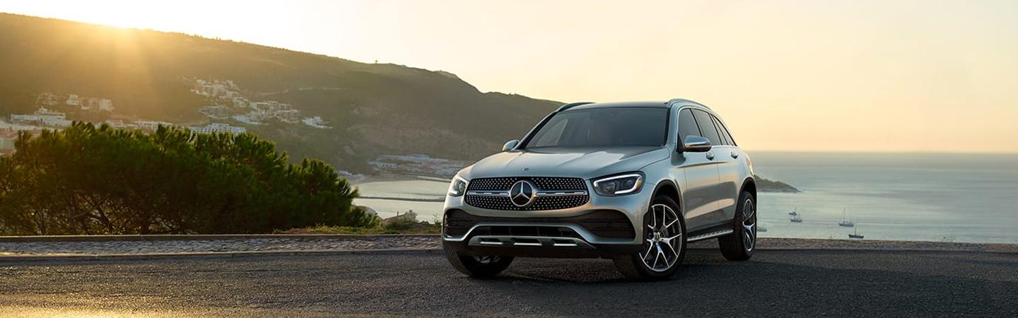 Mercedes-Benz GLC parked by the ocean