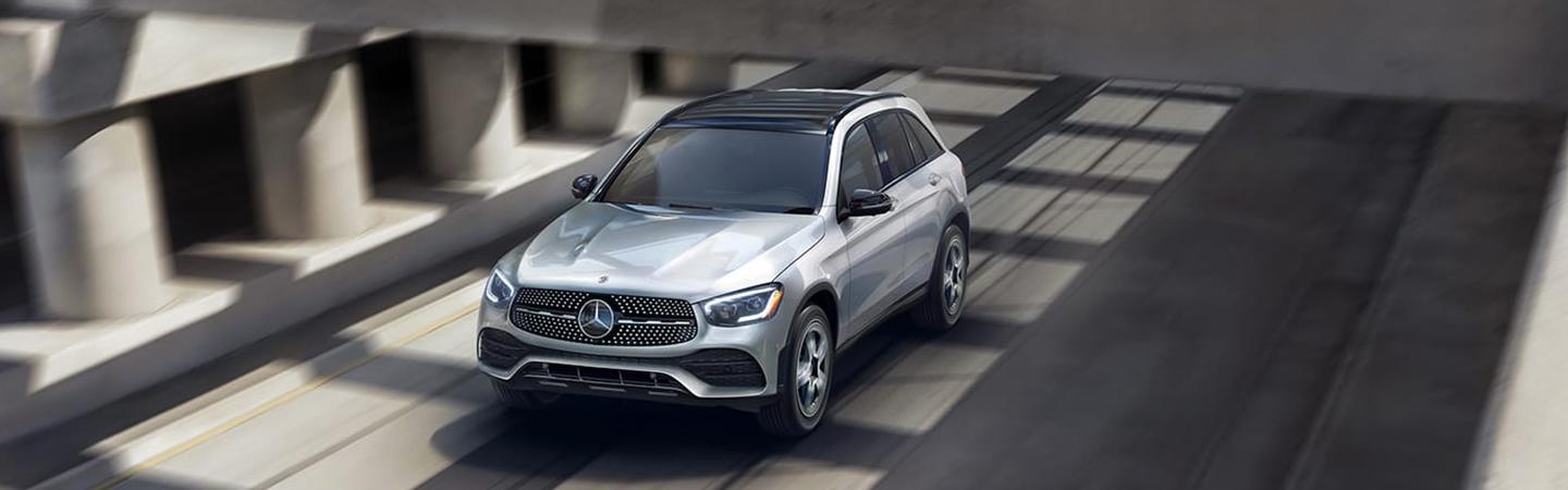 Front view of the Mercedes-Benz GLC