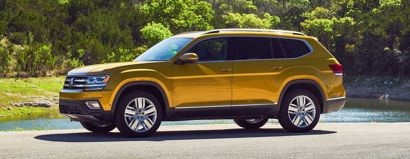2019 Volkswagen Atlas parked in the city