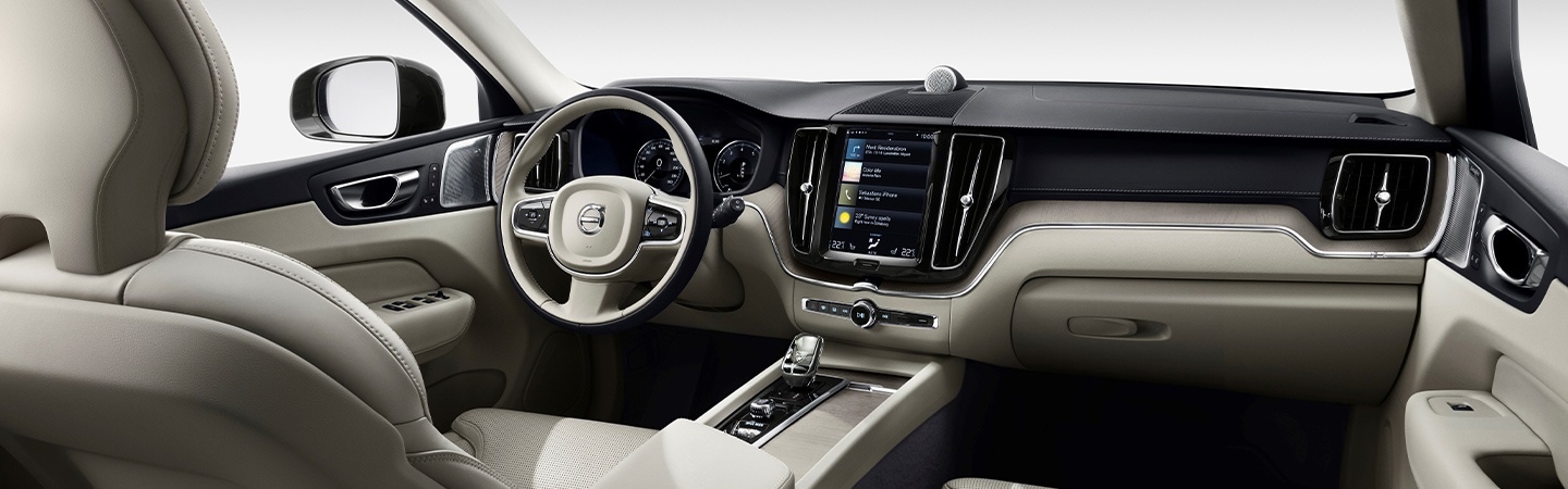 Interior of the 2021 Volvo XC60