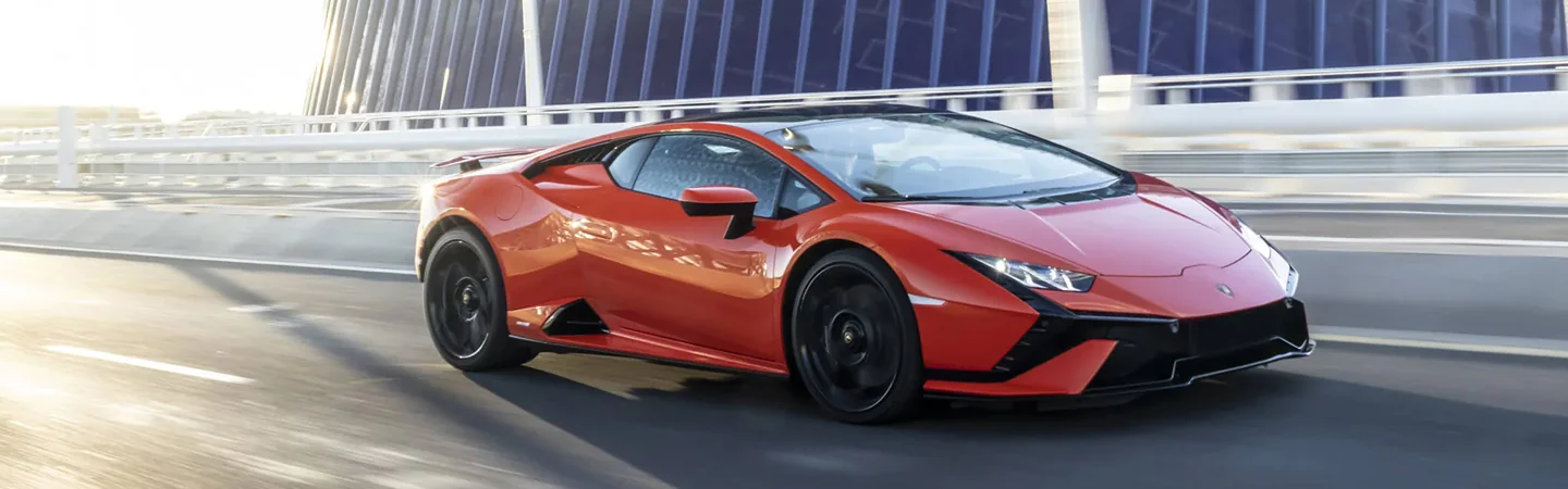 2024 Lamborghini Models front side orange