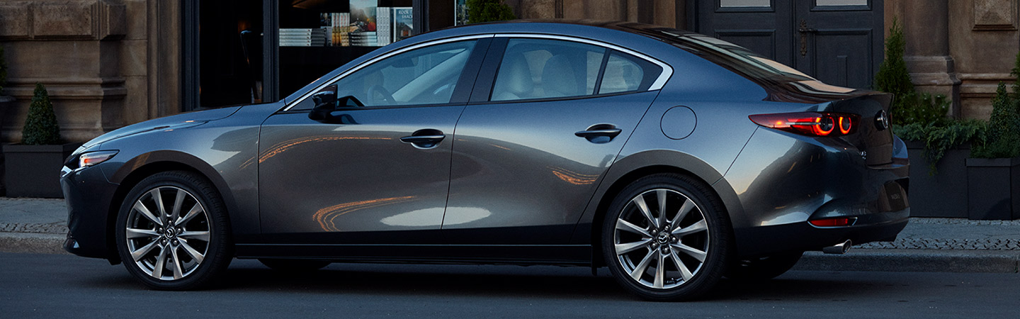 2019 Mazda3 parked, available at Werner Mazda