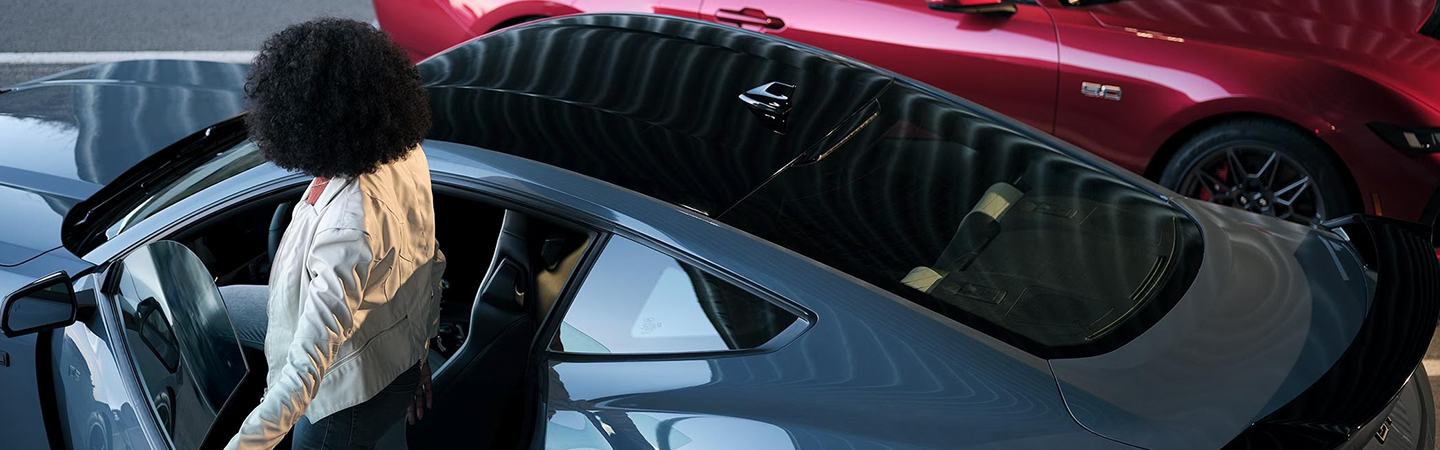2024 Ford Mustang Coming Soon blue topview 