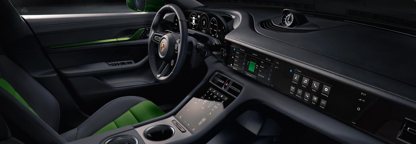 2021 Porsche Taycan interior