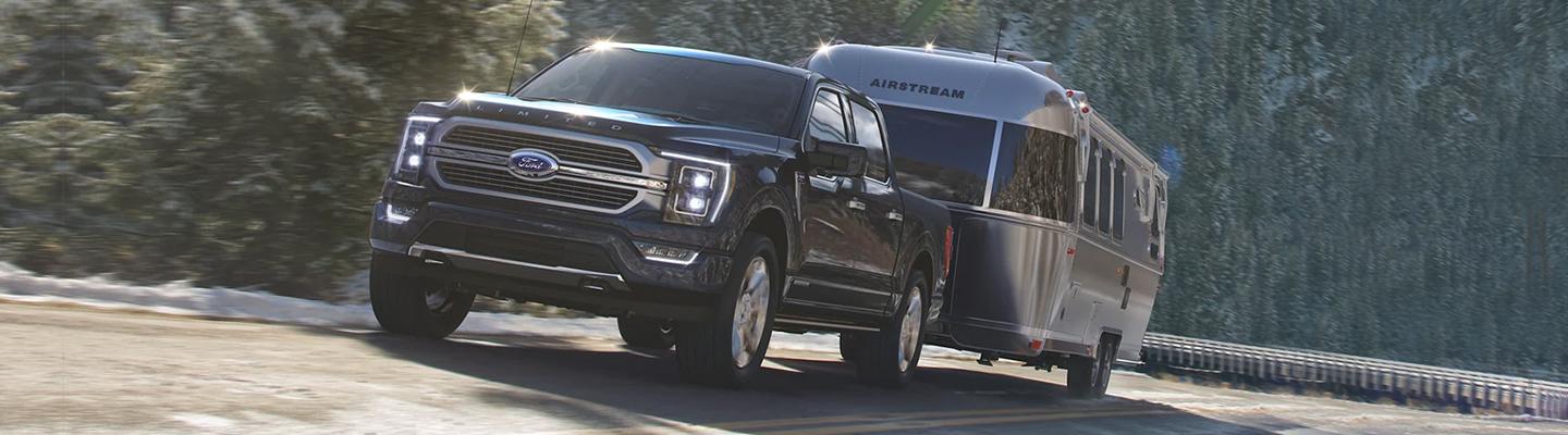 2022 Ford F-150 towing camper