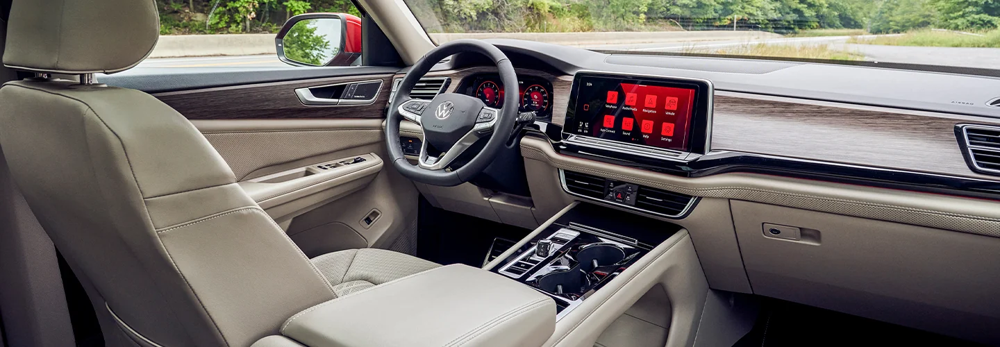 VW SUV Comparison interior view