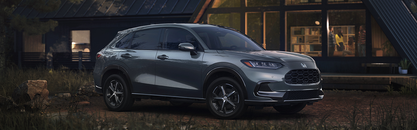 Silver Honda HR-V