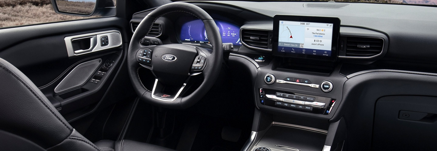 Safety and interior features in the 2020 Ford Explorer