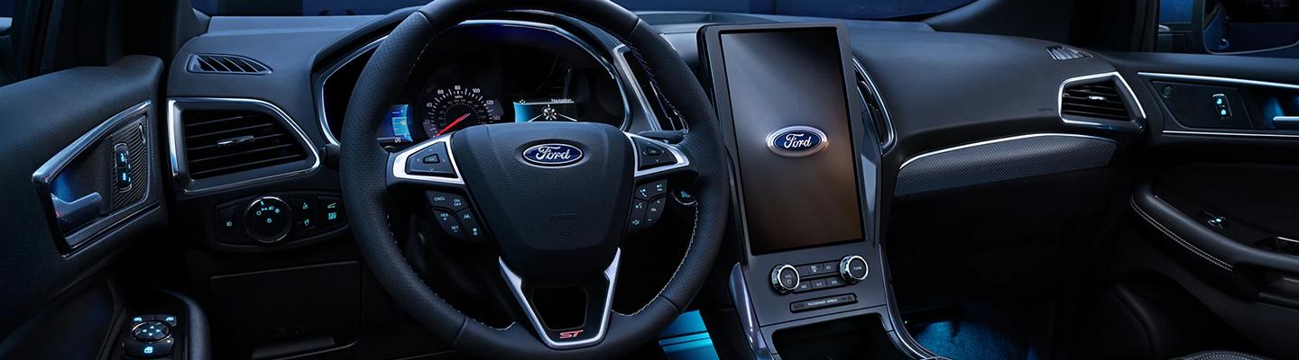 2021 Ford Edge view of interior digital dashboard