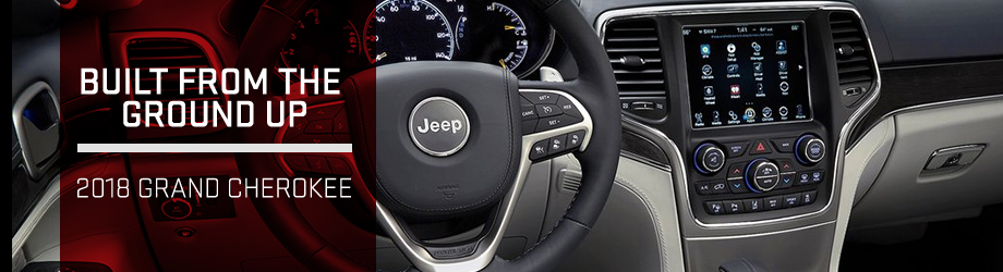 Safety features and interior of the 2018 Jeep Grand Cherokee - available at Bob Moore Chrysler Dodge Jeep RAM near Yukon and Oklahoma City, OK