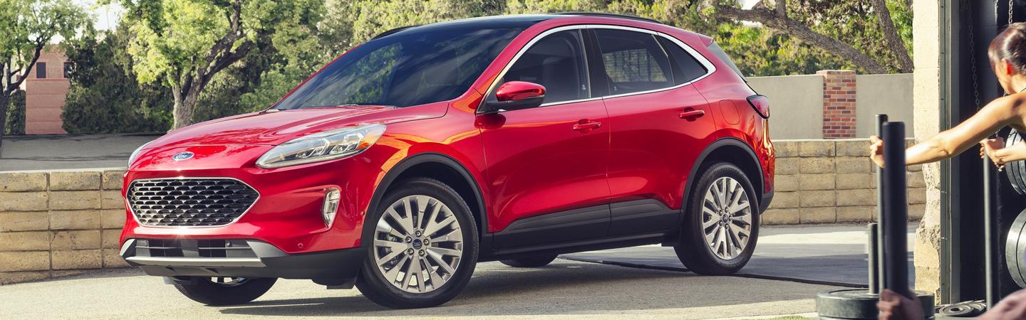 Passenger profile view of the Ford Escape