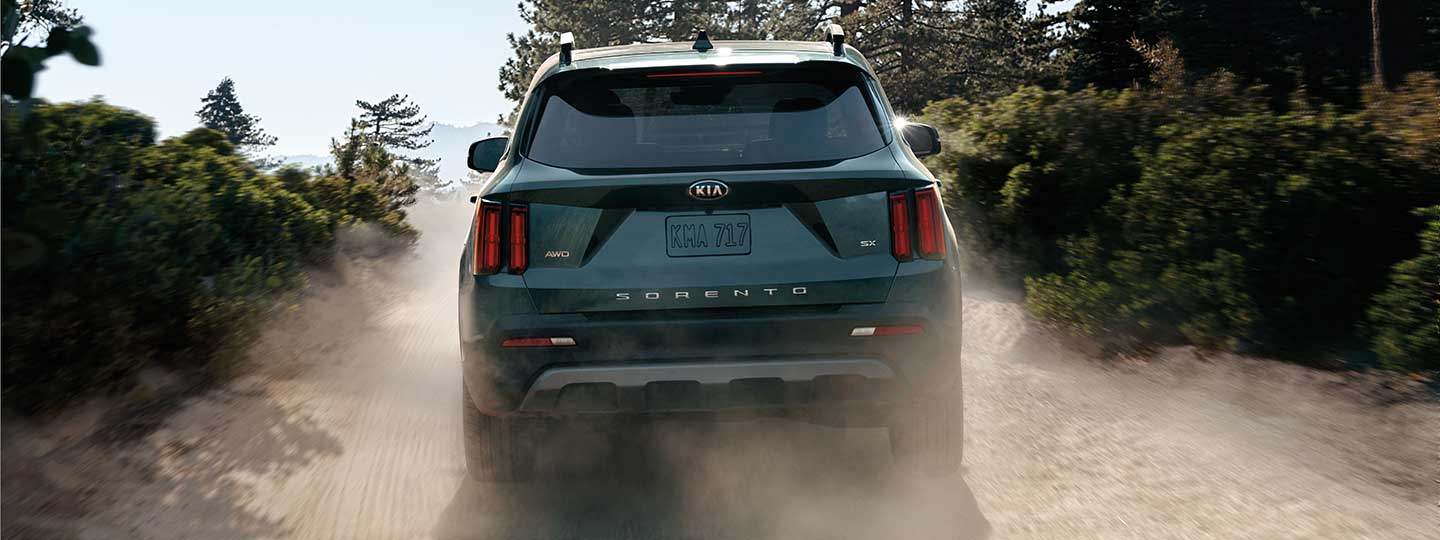 Back view of the Sorento