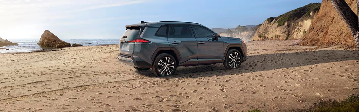 2026 Toyota bZ Limited LT on the beach