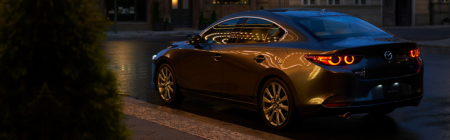 Side view of the 2019 Mazda CX-9 parked on the side of the curb
