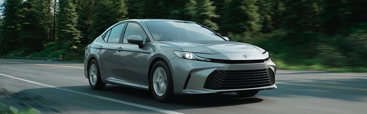 grey Toyota Camry parked