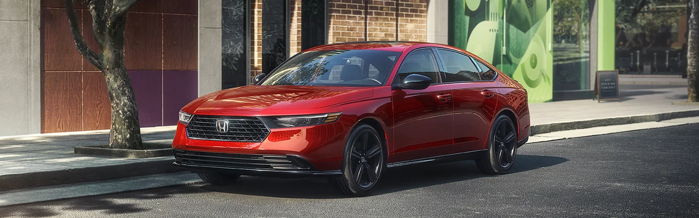 red Toyota Camry parked