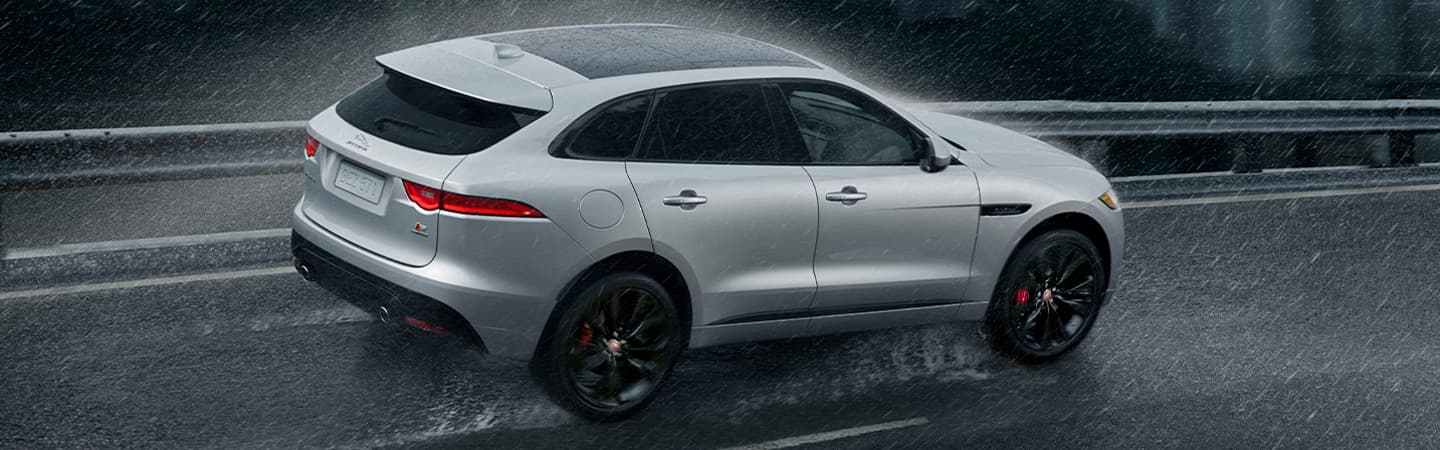 2019 F-PACE driving on road