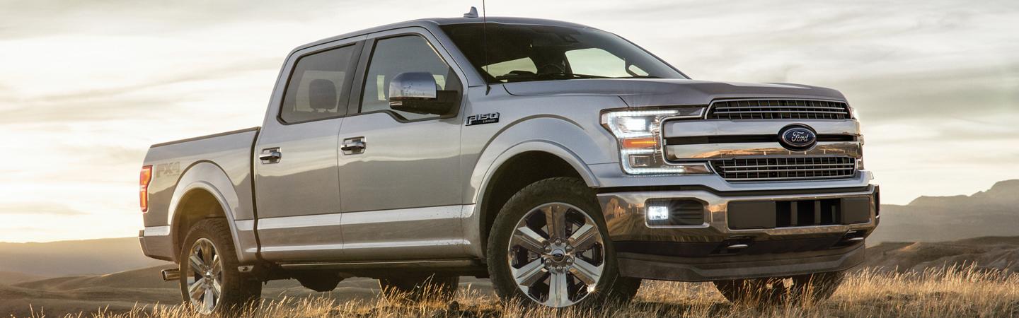 2020 Ford F-150 passenger side view parked in field