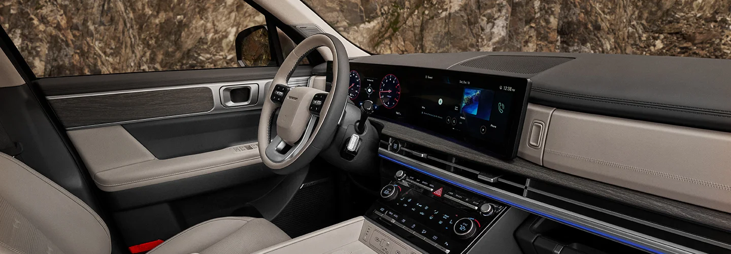 inside the new 2025 Hyundai Santa Fe