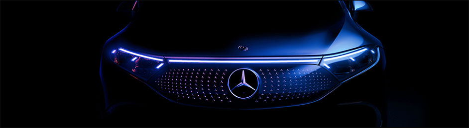 front view electric car