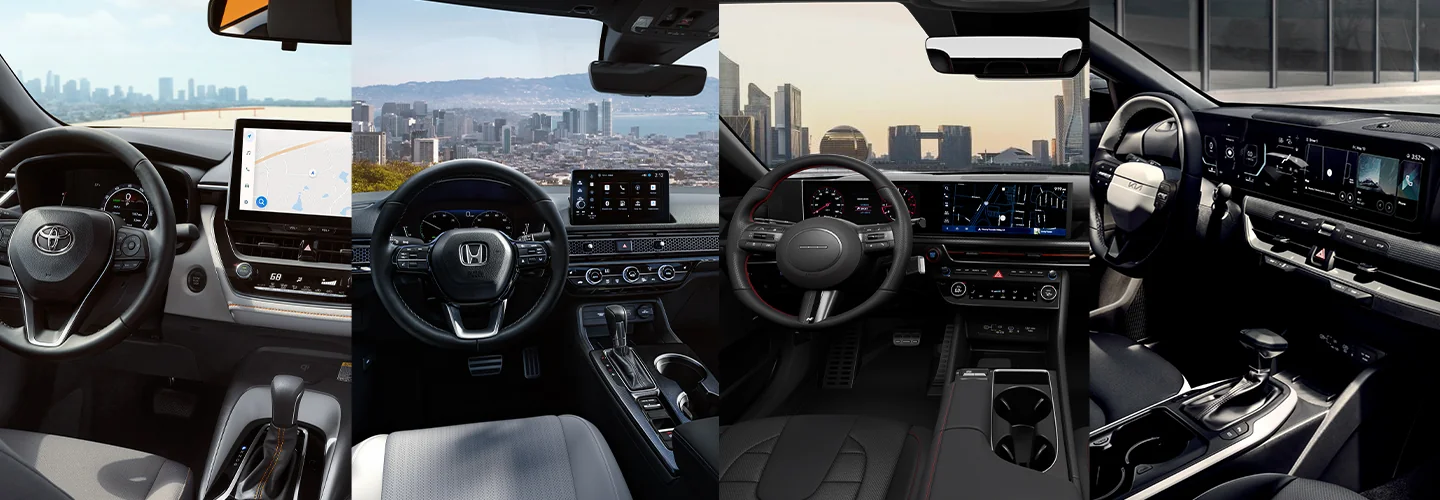 Inside view of all car models