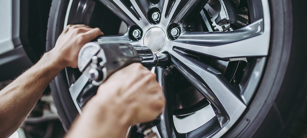 Tire rotation service at Lipton Toyota near Minneapolis