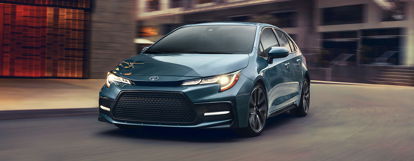 2020 Toyota Corolla in motion