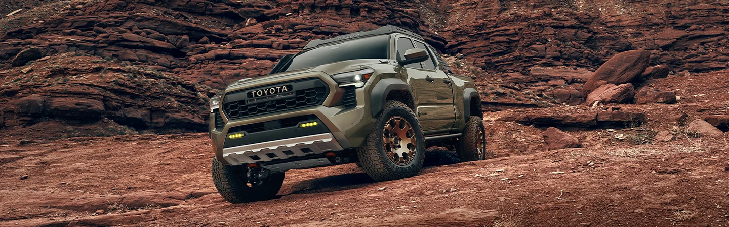 2025 Toyota Tacoma Specs Green color fornt view