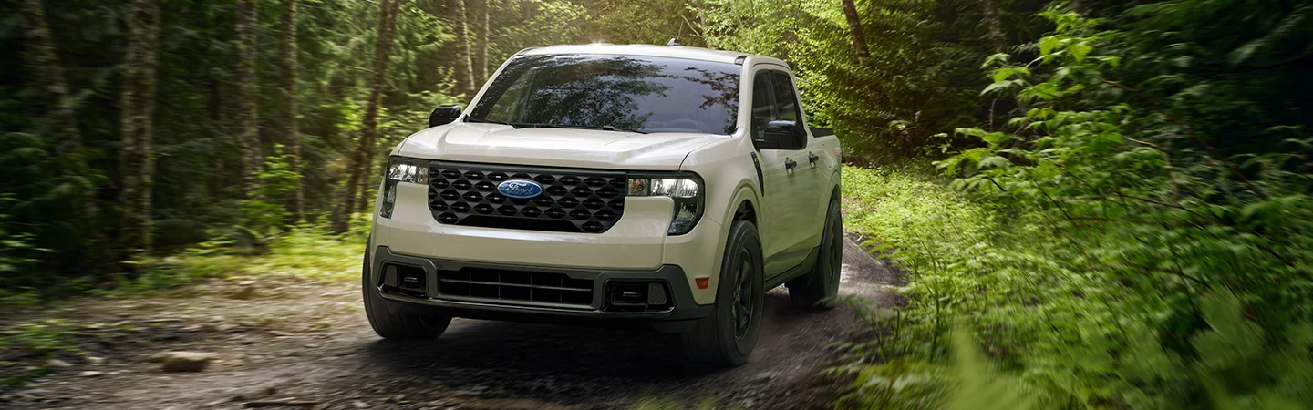 2025 Toyota Tacoma Specs White color fornt view