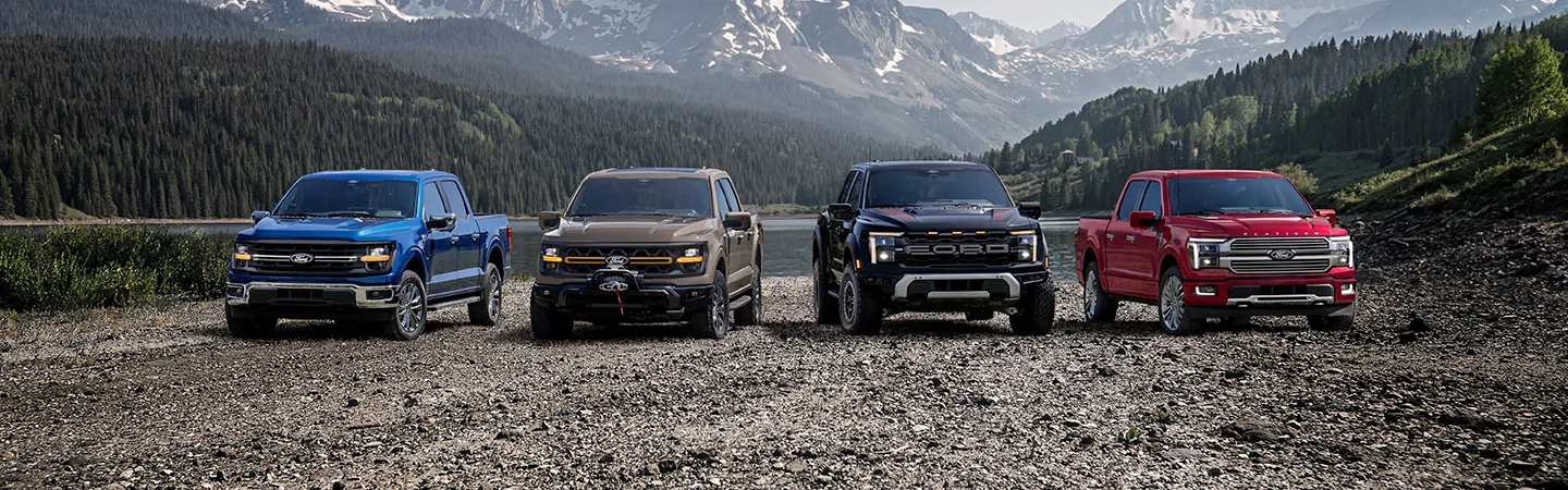 4 2025 Ford F-150 Raptor® trucks lineup
