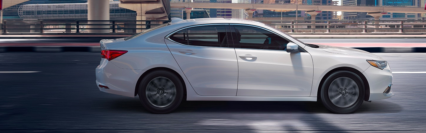 Passenger side view of the 2020 TLX