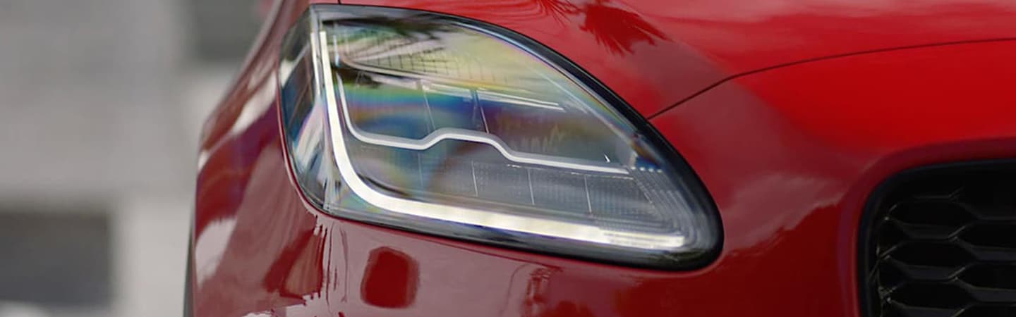 2019 Jaguar E-PACE  front headlight detail