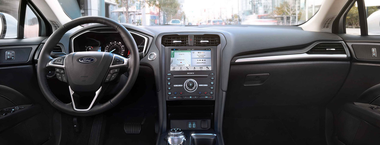 Safety features and interior of the 2019 Ford Fusion - available at our Ford dealership near Pittston, PA.