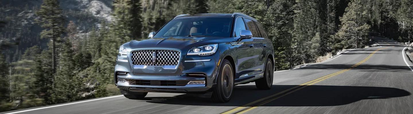 blue 2022 Lincoln Aviator