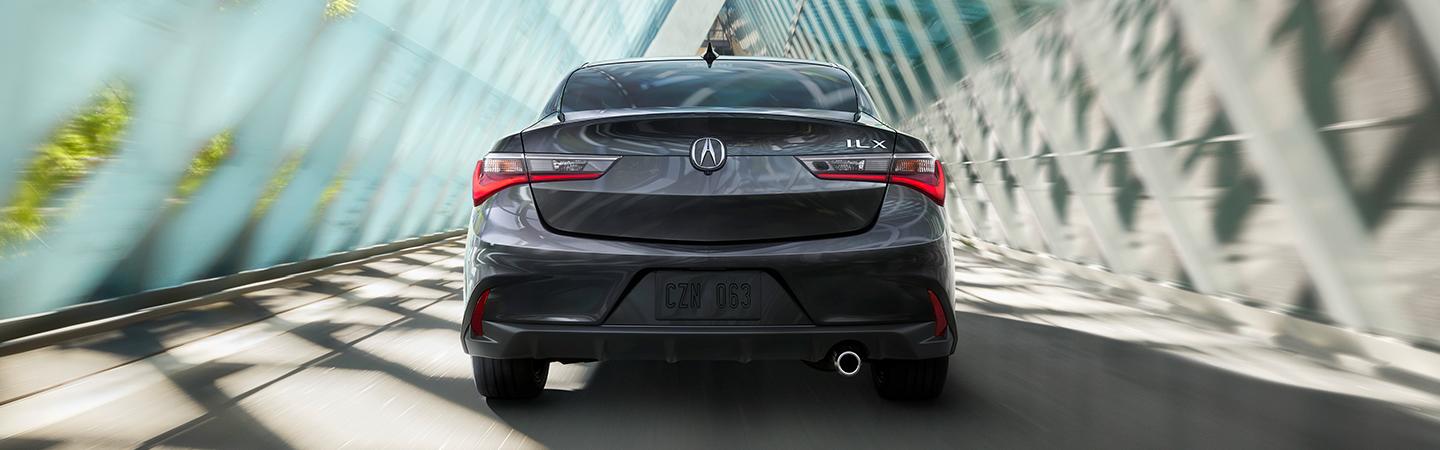 Full rear view of the 2021 acura