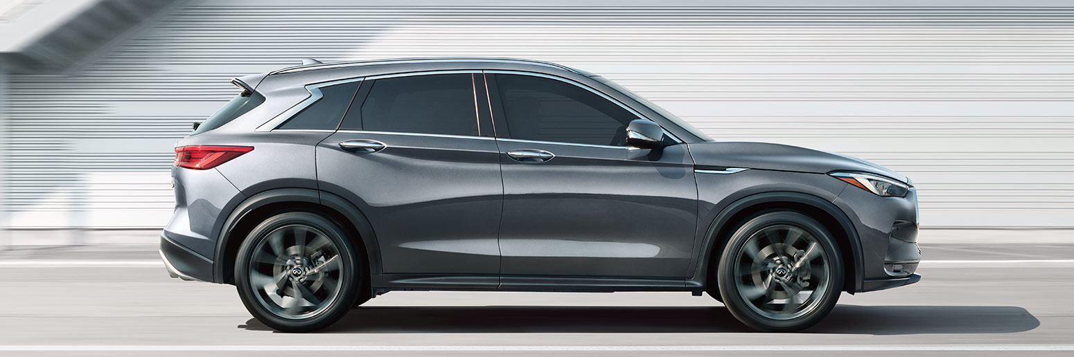 Exterior of the 2019 INFINITI QX50 at Lupient INFINTI Milwaukee near Milwaukee, WI