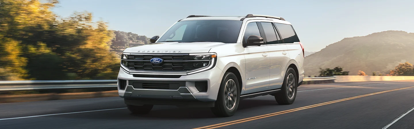 white Ford Expedition