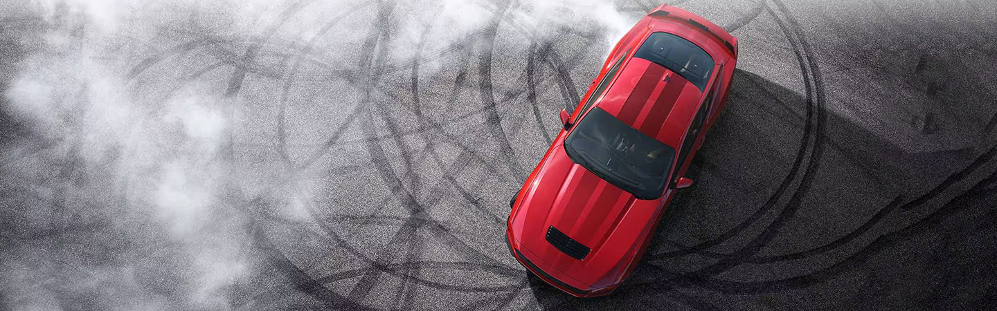 2024 Ford Mustang Specs Top View With Red Color