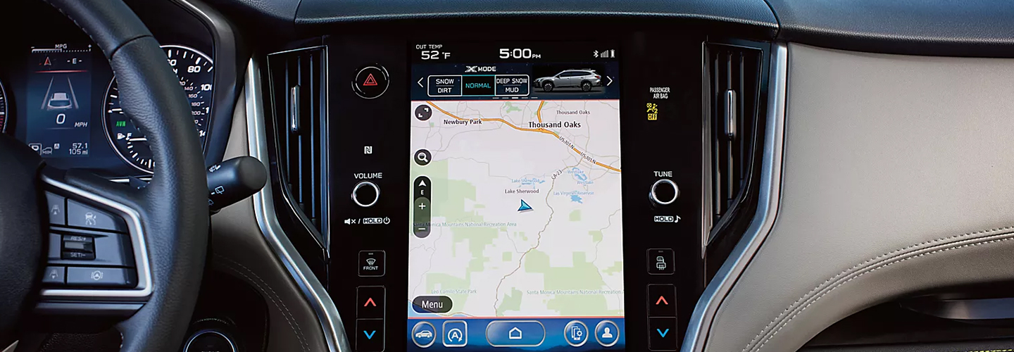 2023 Subaru Outback vs Ford Bronco Sport  interiorimage