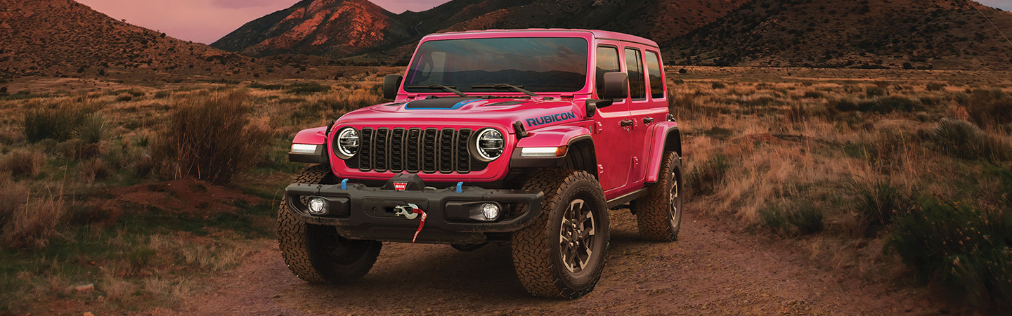 2024 Jeep Wrangler vs. Ford Bronco silver topview 
