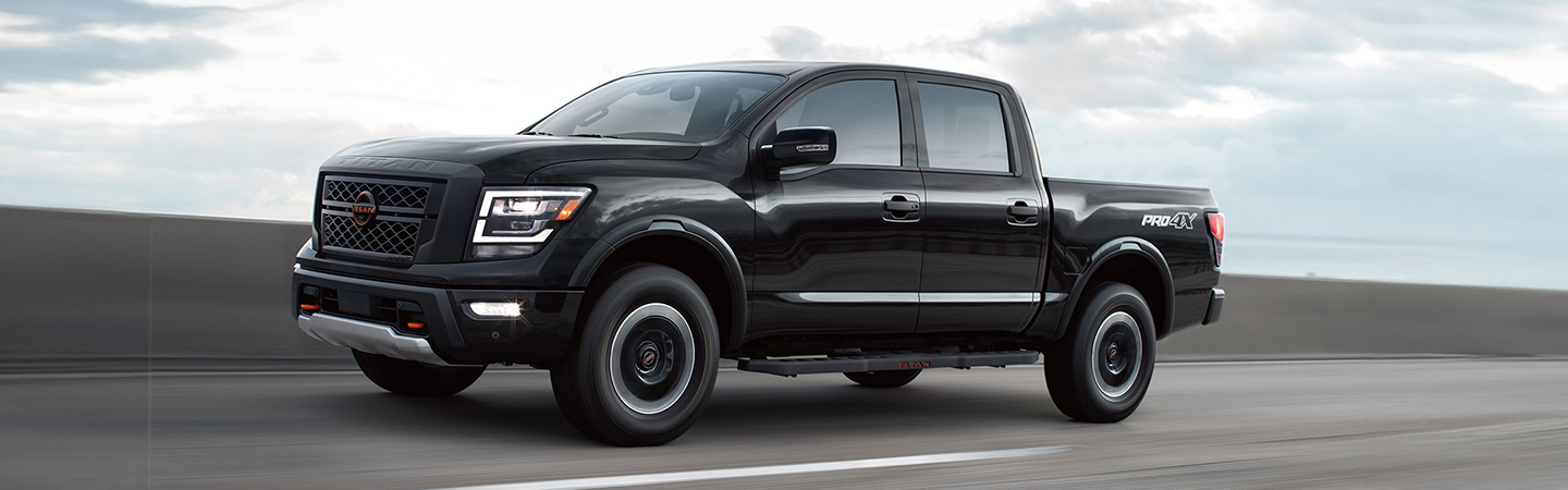 2023 Nissan Titan XD Specs Front View In Black 