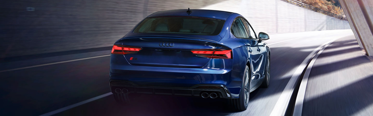 2023 Audi S5 Specs blue rareview
