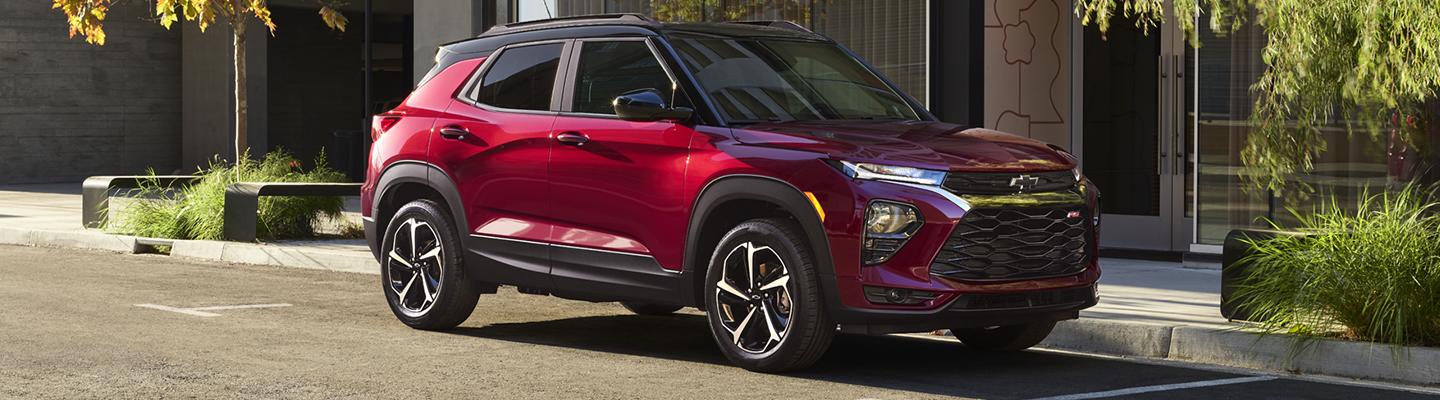 2021 Trailblazer parked on the side of the road.