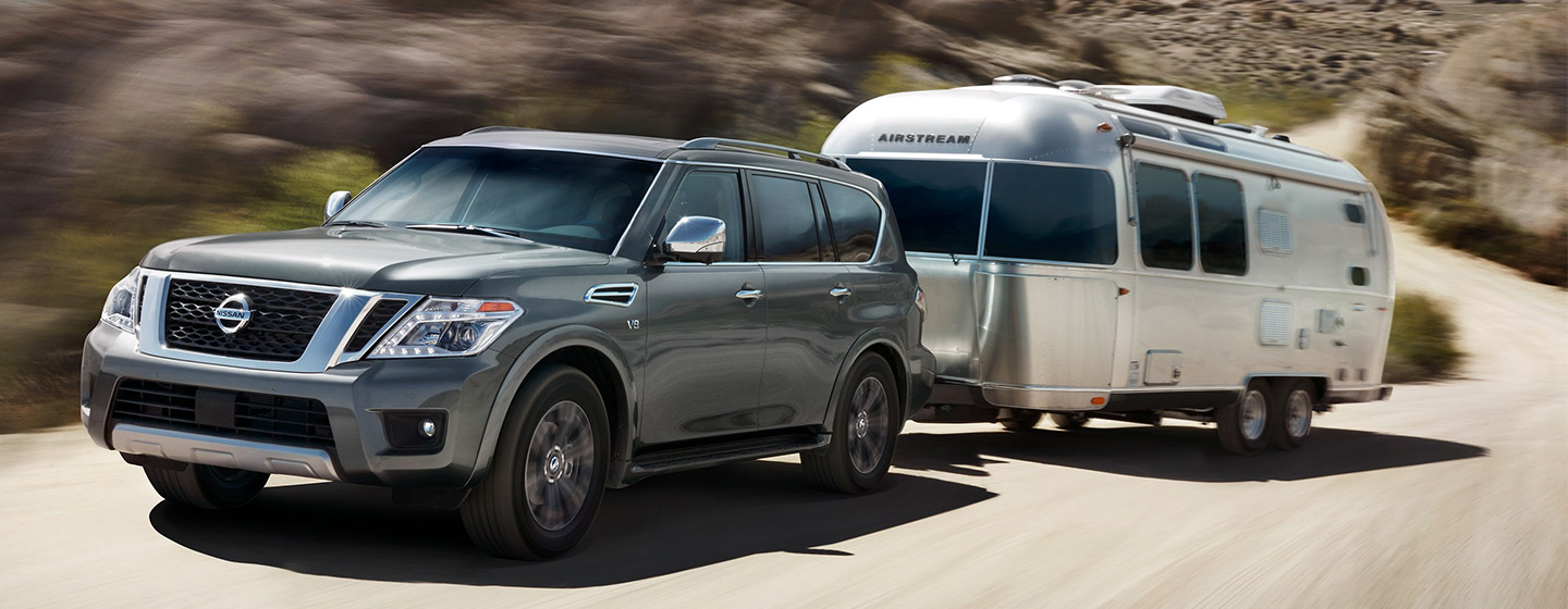 2019 Nissan Armada in motion