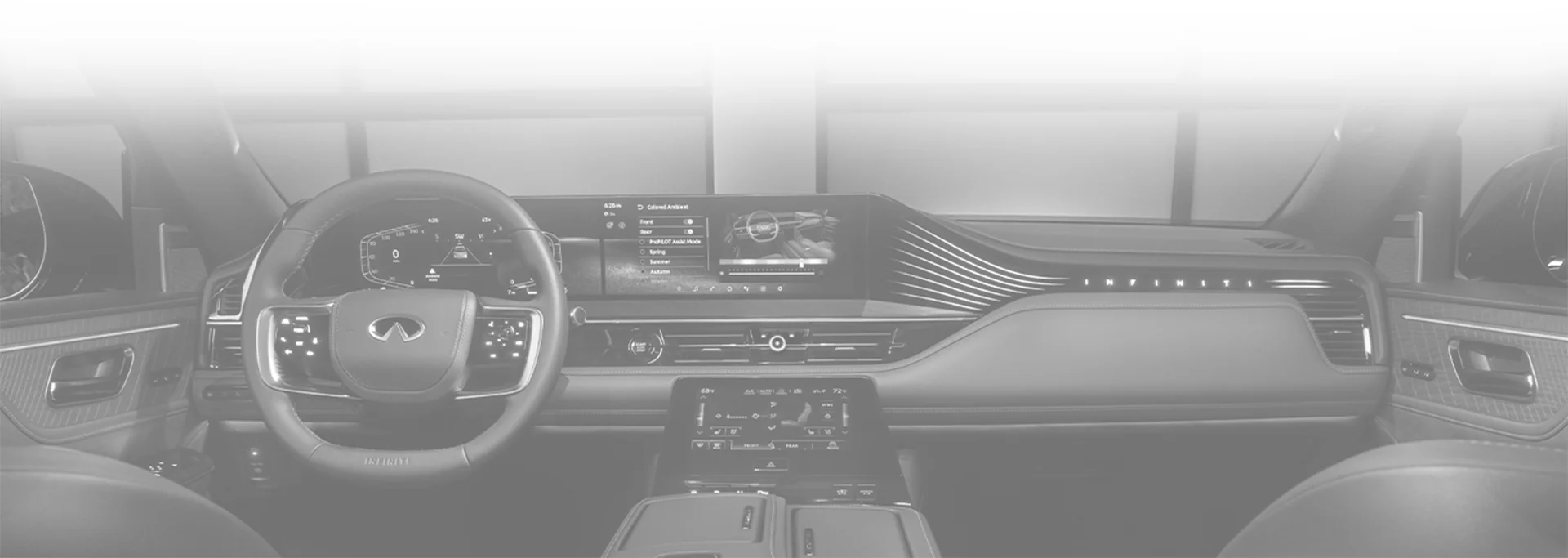 Interior of an INFINITI