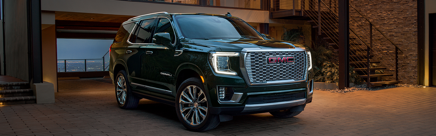 2021 GMC Yukon parked in a driveway