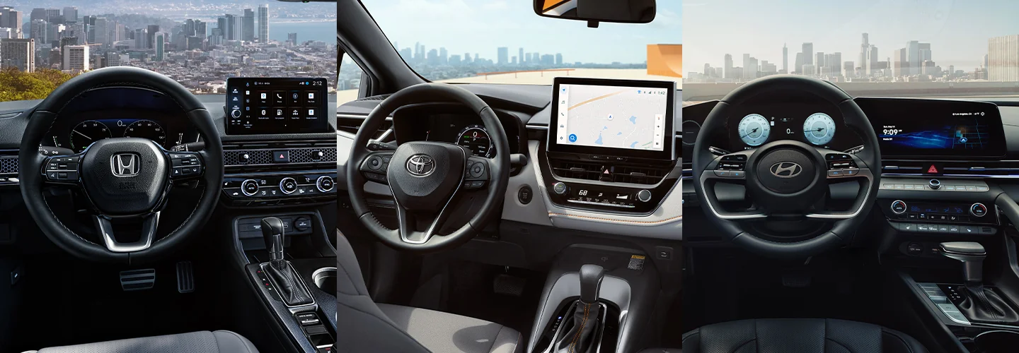 2025 Honda Civic Hybrid interior view