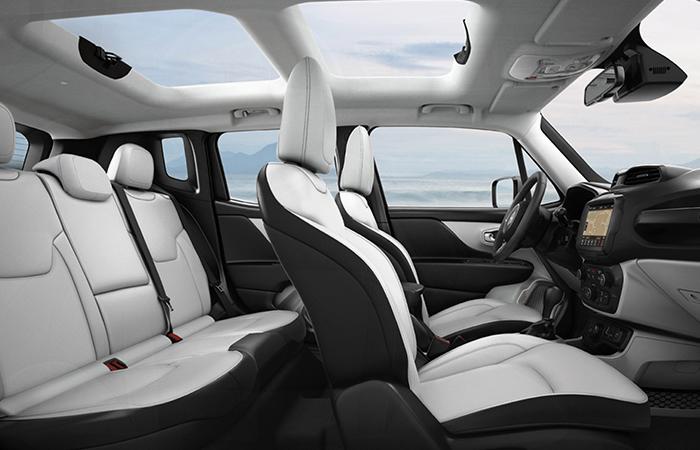 Full interior view of the 2020 Renegade