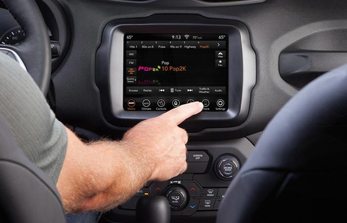 2020 Renegade infotainment system.