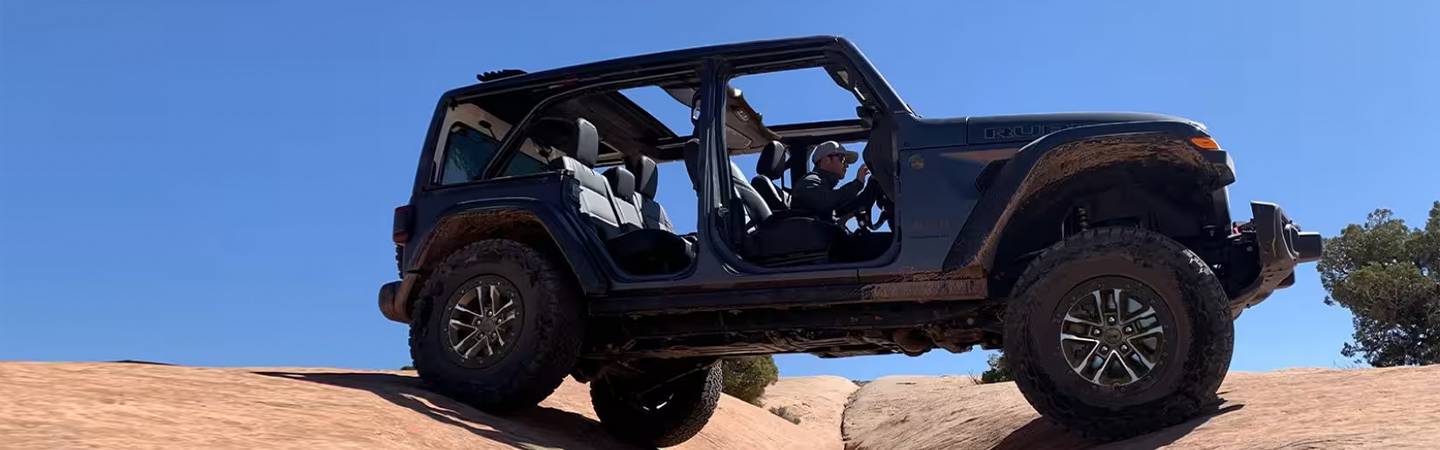 2024 Jeep Wrangler black sideview